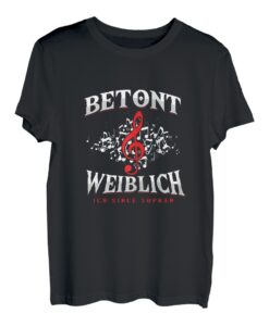 Damen Chor singender Sopran Musik Chor Sänger Geschenk T-Shirt