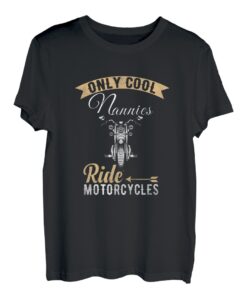 Damen Cool Nannies Motorrad-Motorrad-Addicts-Design - lustig T-Shirt