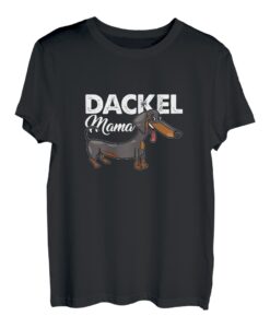 Damen Dackel Mama Hundemama Hundehalterin Hunde Gassi Geschenk T-Shirt