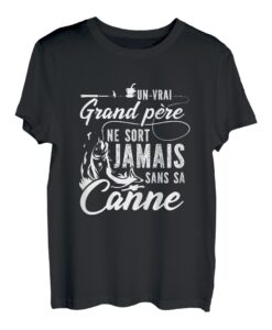 Damen Ein echter Großvater kommt nie ohne seine Rute, Angler T-Shirt