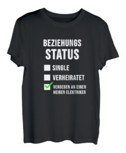 Damen Elektriker Outfit Handwerker Elektroniker Vater Geschenk T-Shirt