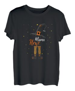 Damen Halloween Hexe Mama Mutter Hexen Kostüm T-Shirt