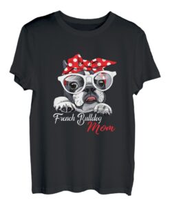 Damen Hundefreunde Französische Bulldogge Mutter T-Shirt