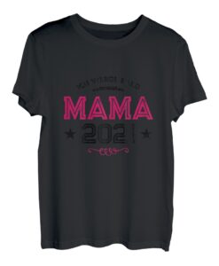 Damen Ich werde bald Mama 2021 Schwanger Spruch Mutter - Geschenk T-Shirt