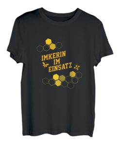 Damen Imkerin Im Einsatz Imkerei Imker Honigbiene Bienen Geschenk T-Shirt
