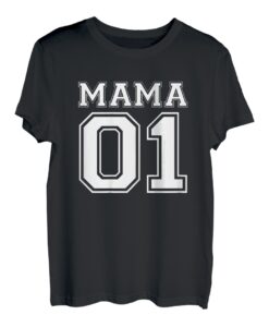 Damen Mama 01 Mutter Tochter Sohn Partnerlook Geschenk T-Shirt