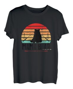 Damen mama bär mama bär bär angeln T-Shirt