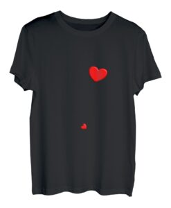 Damen mama herz werdende mutter eltern junge schwangerschaft T-Shirt