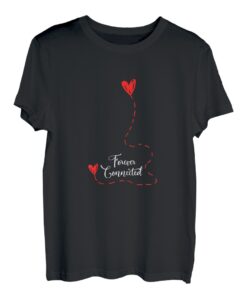 Damen Nabelschnur Werdende Mutter Neugeborenes Schwanger Geschenk T-Shirt