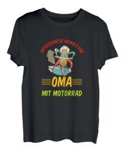 Damen Oma Motorrad Biker, Bikeroma T-Shirt