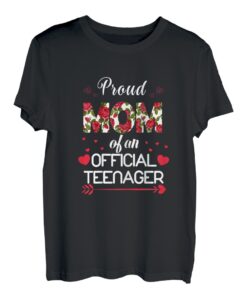 Damen Stolze Mutter eines offiziellen Teenagers zum 13. Geburtstag von 13 Jahren T-Shirt