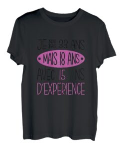 Damen T-Shirt, Geburtstag, 33 Jahre, Geschenkidee, originell, lustig T-Shirt