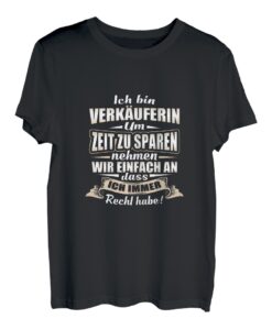 Damen T-Shirt Verkäuferin Kauffrau Fachverkäuferin Geschenk Spruch
