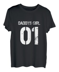 Damen Vatertag Shirt Papa Vater Tochter Partnerlook Daddys Girl 01 T-Shirt