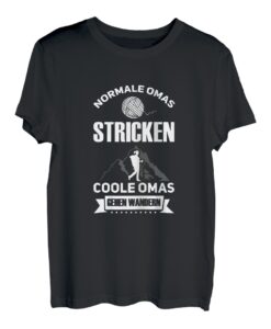 Damen Wandern Oma Wanderin T-Shirt
