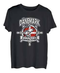 Dänemark Angeln Angeltour Fisch Angler Geschenk Dänemark T-Shirt