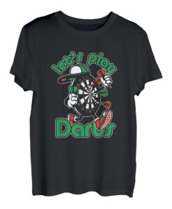 Dart Launcher Dartpfeile Werfen Sport Lets Play Darts Pub Spiel T-Shirt
