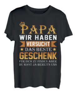 Das beste Geschenk - Papa Tochter Sohn T-Shirt