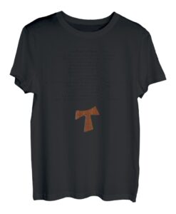 Das Gebet des Heiligen Franziskus und des Tau-Kreuzes T-Shirt T-Shirt
