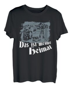 das ist meine heimat skifahrer T-Shirt