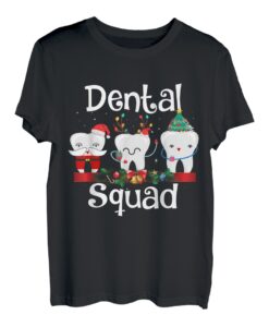 Dental Squad Weihnachtszahn-Maske, Zahnärzte T-Shirt