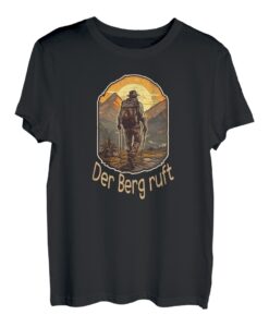 Der Berg ruft - ich geh wandern, Spruch, Alpen Berge, Wander T-Shirt