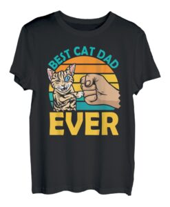Der Beste Katzenpapa Aller Zeiten Katze Sprüche Vater Papi T-Shirt