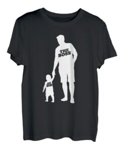 der Chef der echte Chef - Partnerlook Papa Sohn Vatertag T-Shirt