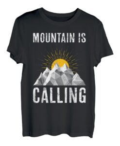 Der Gipfel ruft Wanderlust Bergsteiger Bergfan Wanderer T-Shirt