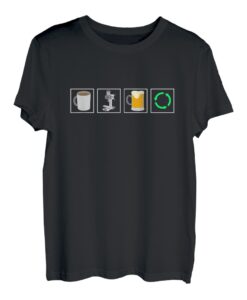 Der Tag eines Zerspaners - Kaffee Fräsen und Bier I Fräser T-Shirt