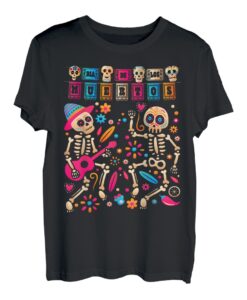 Dia De los Muertos Day of the Dead Mexican Skeleton Dancing T-Shirt