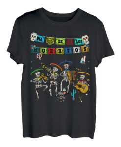 Dia De Los Muertos Papel Picado - Calavera de Alfeñique T-Shirt