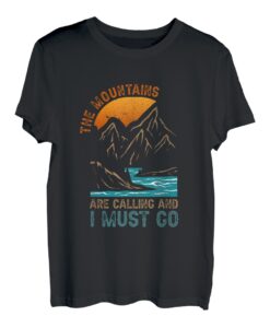 Die Berge rufen und ich muss Vintage-Klettern gehen T-Shirt