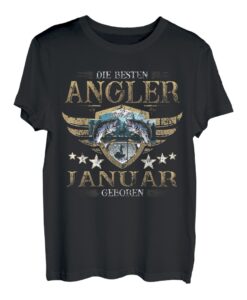 Die besten Angler sind im Januar geboren - Angel T-Shirt