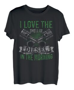 Diesel am Morgen für LKW-Fahrer T-Shirt