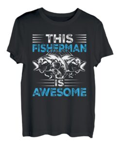 Dieser Fischer ist großartig beim Angeln T-Shirt