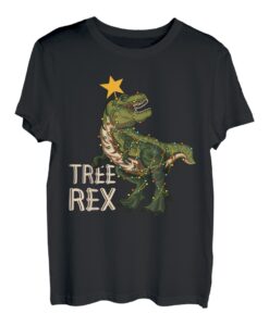 Dinosaurier TRex Schlafanzug - Weihnachten Ugly Tree Rex T-Shirt