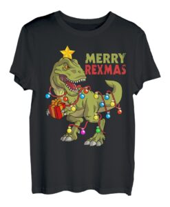 Dinosaurier Weihnachten Merry Rexmas Kinder Jungen Kleinkind Dino T-Shirt