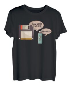 Diskette ich bin dein Vater USB Nerd Admin Design T-Shirt