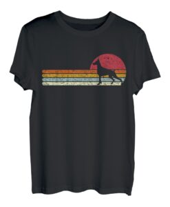 Dobie Dobermann Silhouette Sonnenuntergang für Hundebesitzer T-Shirt