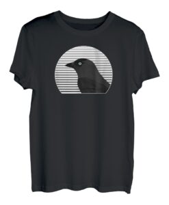 Dohle Vogel Singvogel Vogelfreund Ornithologe Gartenvogel T-Shirt