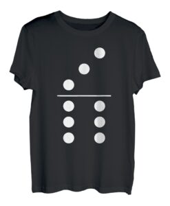 Domino Game 6 3 Lustiges Halloween Gruppenkostüm T-Shirt