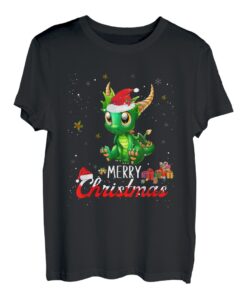Drachen Frohe Weihnachten 2021 Drachen Tierliebhaber T-Shirt