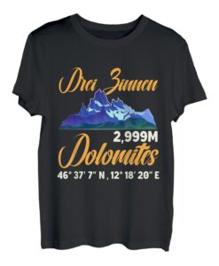 Drei Zinnen Dolomiten Bergliebe Kletterer Gipfelsport T-Shirt