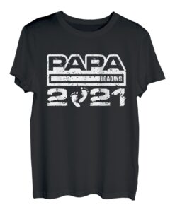 Du wirst Papa Loading 2021 Coole Papa Ankündigung Geburt T-Shirt