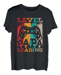 Du wirst Papa Next Level Papa Loading Gamer Vater T-Shirt