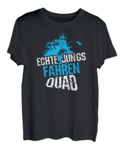 Echte Jungs fahren Quad, Lustiger Spruch Quad-Bike, Kinder T-Shirt