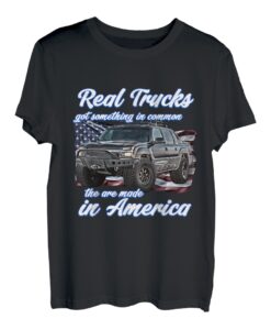 Echter amerikanischer LKW, Lawine, USA, Patriot, patriotisch, Amerika T-Shirt