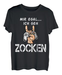 Egal Ich Geh Zocken Gamer Lustige Weihnachts Geschenk Shirt T-Shirt