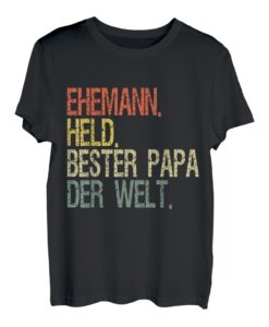 Ehemann Held bester Papa der Welt T-Shirt